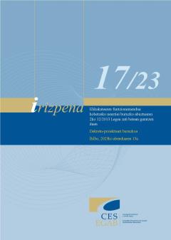 17/23 Irizpena abenduaren 15ekoa, Elikakatearen funtzionamendua hobetzeko neurriei buruzko abuztuaren 2ko 12/2013 Legea zati batean garatzen duen Dekretu-proiektuari buruzkoa